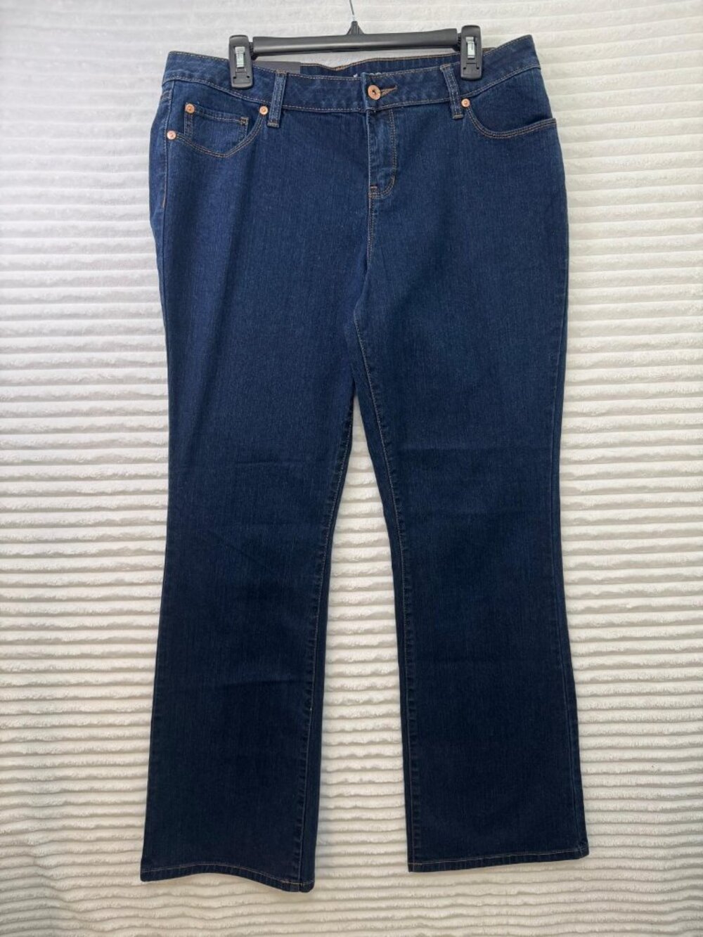 APT. 9 Modern Fit Bootcut Jeans Women’s 14 Dark Wash Stretch NWT